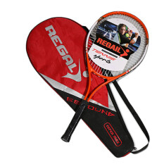 REGAIL 1Pcs Iron alloy Tennis Racket Racquets Equipped with Bag Tennis Grip Size 4 1/4 Racket From Tennis Bag