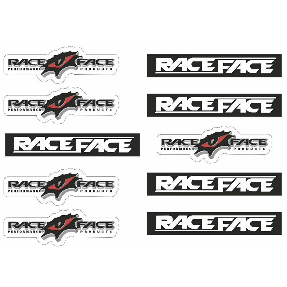Race Face Bicycle Frame Decal Stickers Graphic Road Adhesive Set Vinyl 
