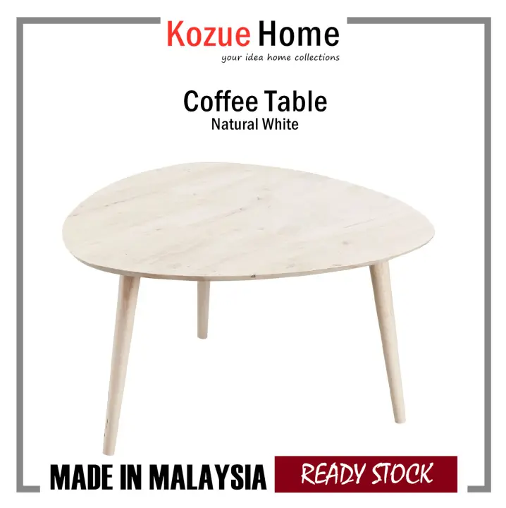 Kozue Itami Solid Rubber Wood Coffee, Solid Rubberwood Coffee Table