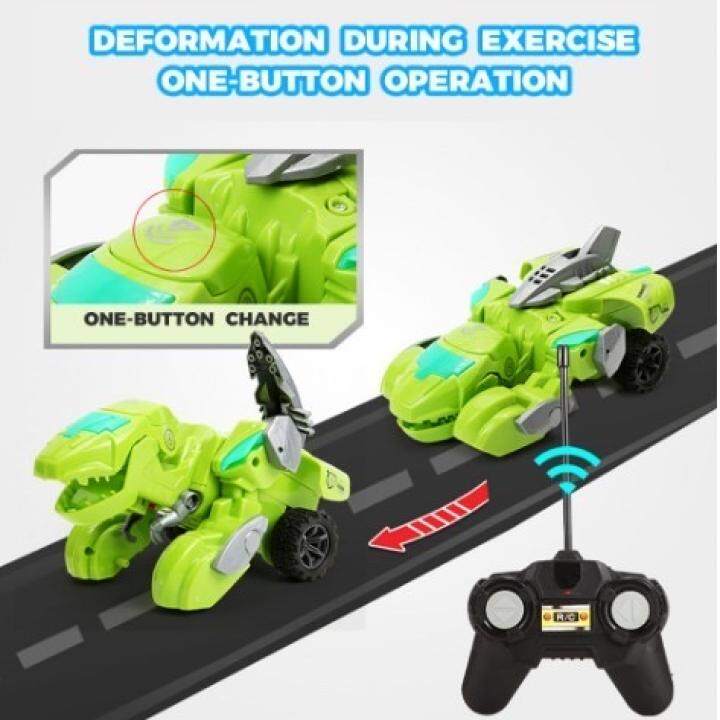 remote control transformer dinosaur