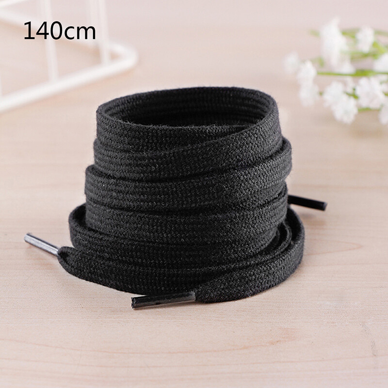 Variety 1Pair 100CM/120CM/140CM/160CM Cotton Thick Flat Shoelace Sports Casual Shoe Lace
