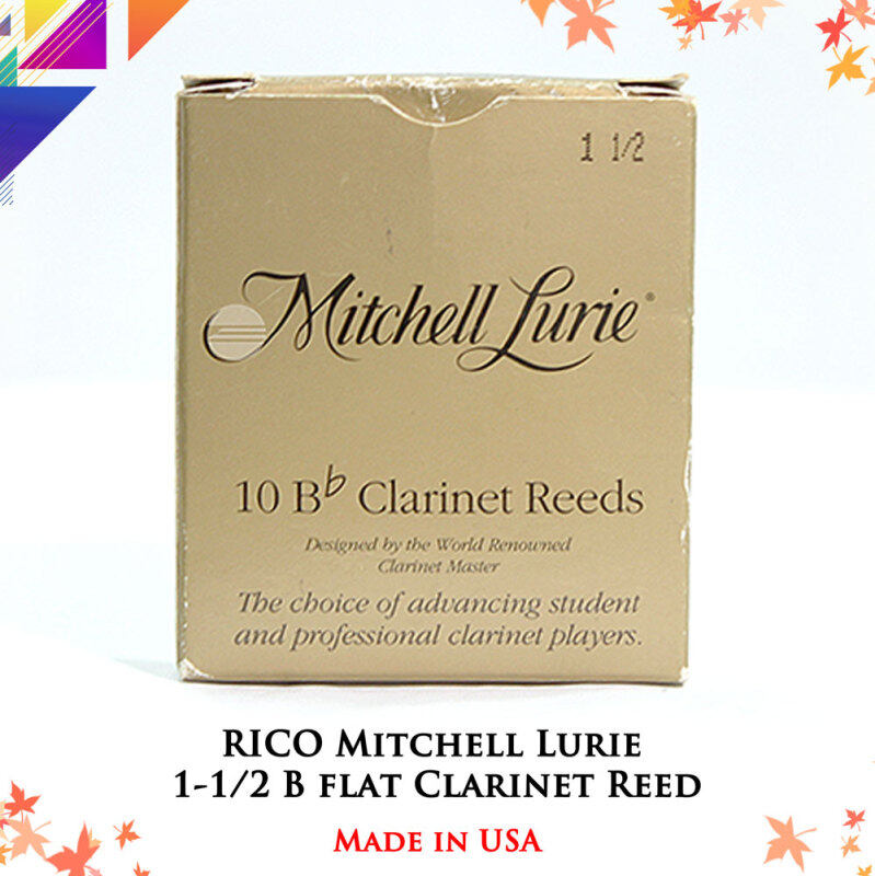 RICO Mitchell Lurie 1-1/2 Bb Clarinet Reed (1pcs) Malaysia