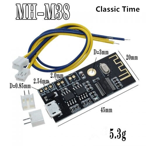 Mô-đun bảng mạch thu âm thanh bluetooth không dây MH-MX8 BLT 4.2 Mp3 Lossless giải mã stereo tự làm M18 M28 M38-INTL