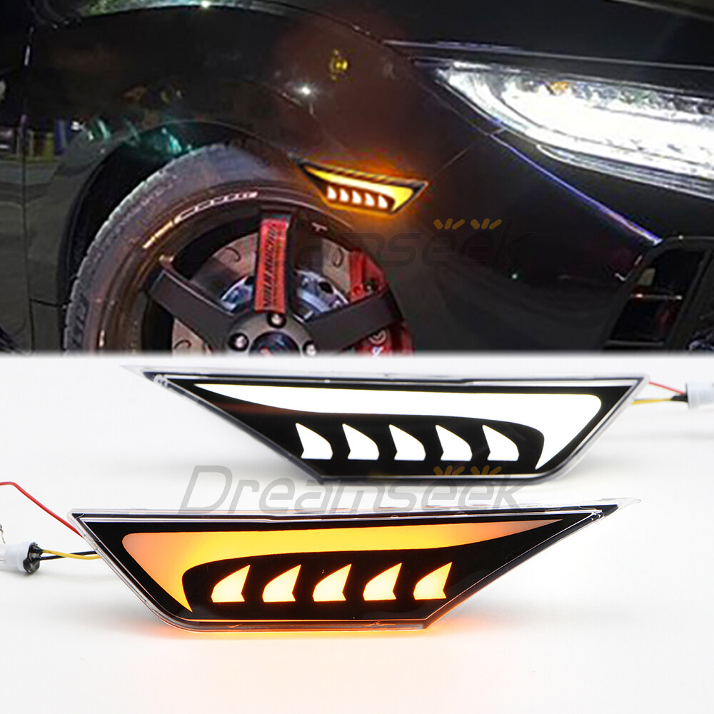 LED Side Fender Marker Light for Honda Civic / Type R 2017 2018 2019