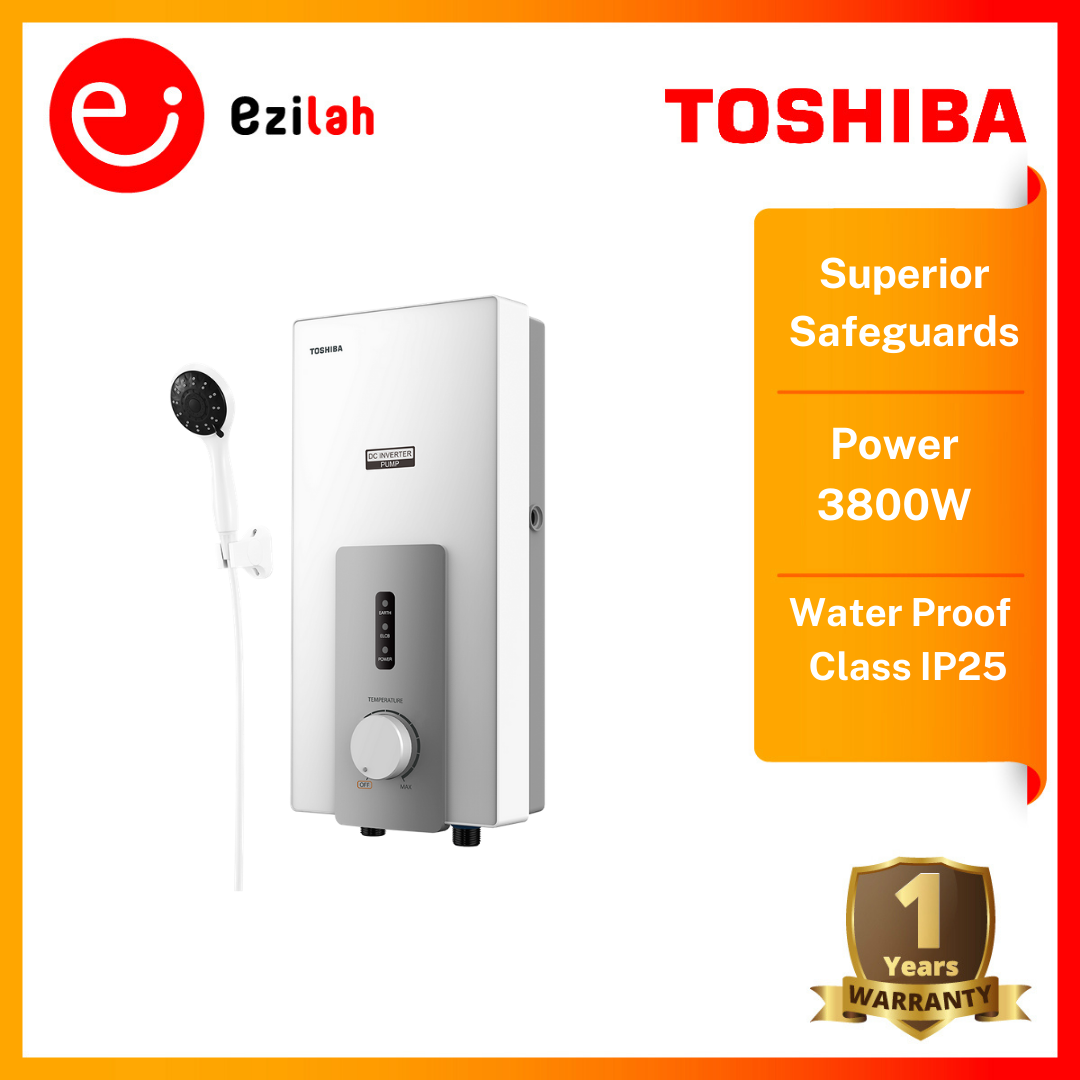 Toshiba Instant Electric Water Heater With Pump DSK38S3MW Lazada