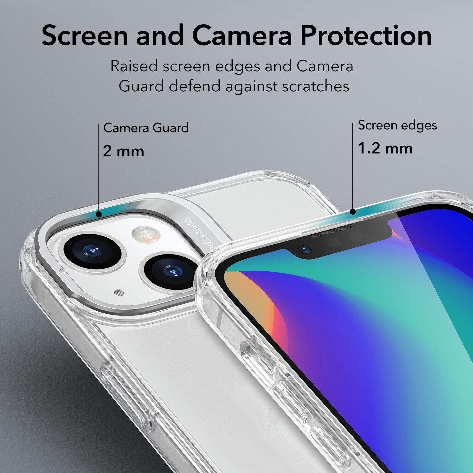 ESR For Iphone 14 Pro Max Case Kickstand Case For Iphone 14 Pro Clear Classic Hybrid Case With Camera Guard Kickstand For Iphone