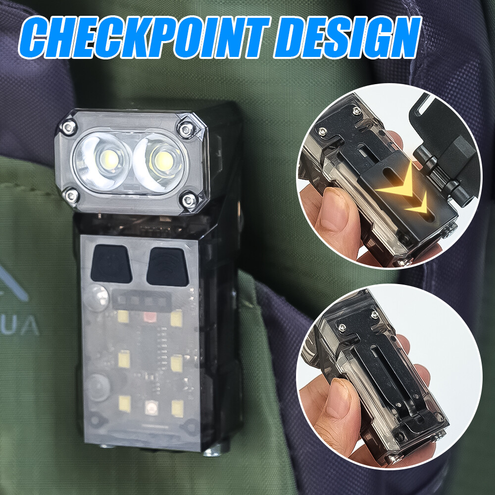 Đèn Pha LED Sạc Được Mini Đèn Pha Cảm Biến Chuyển Động Cơ Thể Đèn Pin Cắm Trại Đèn Đội Đầu Đèn Pin Có USB