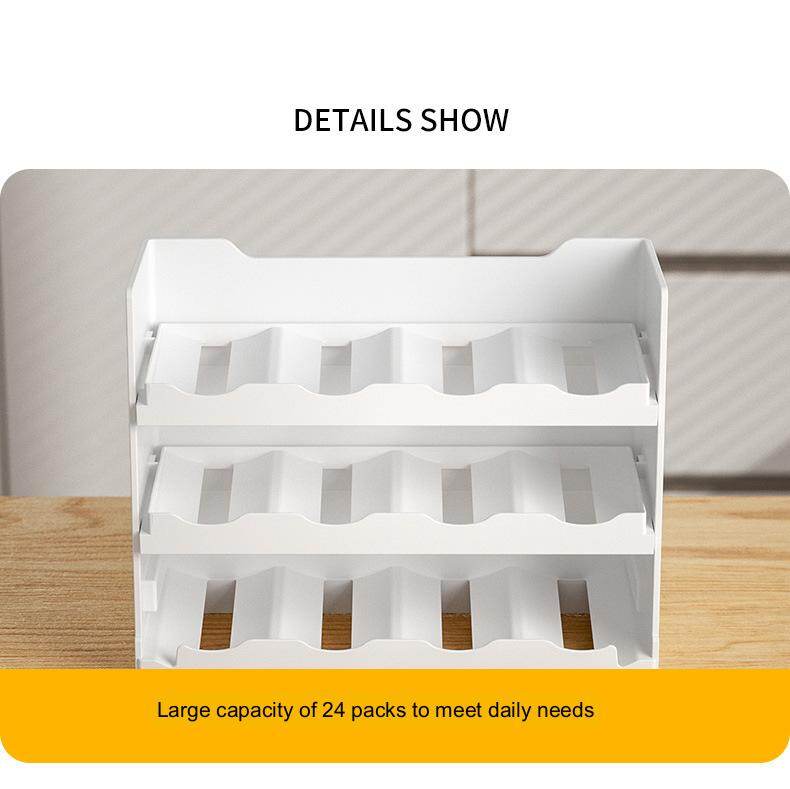 XINLANYASHE egg storage egg box egg storage refrigerator egg box 3 layer egg rack Save space, egg storage containers, 3-layer egg trays, egg shelves, refrigerators, egg holders to keep eggs fresh longer. Prevent bacteria, stackable, egg tray, egg panel, e