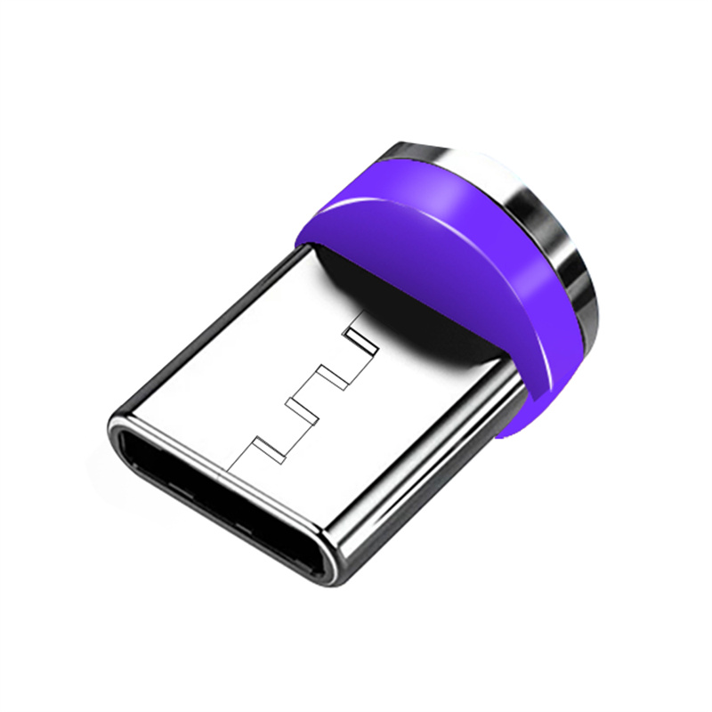 6A Round Magnetic Plug for Huawei Honor 3A USB Type C Magnet Tips Fast Charging Adapter for Samsung Xiaomi Oneplus