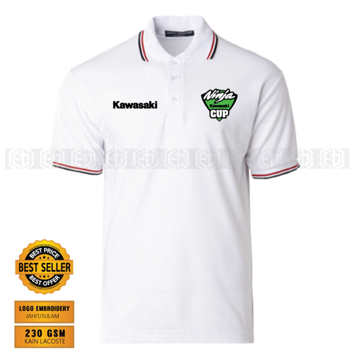 Genuine Kawasaki Sports Polo Shirt Various Sizes Brand New With Tags 