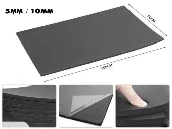 Car Sound Proof Door Bonnet Rubber Seal 100x50cm Deadening