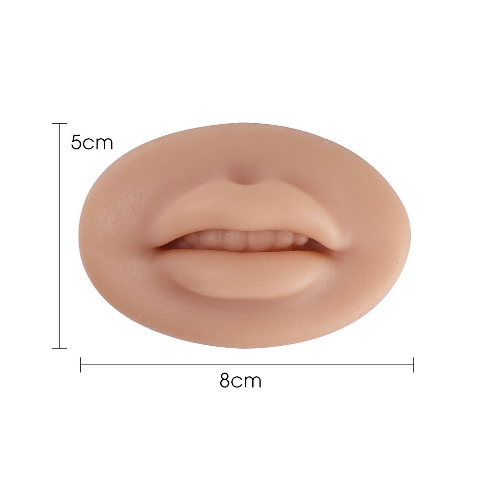 Khối Môi Thực Hành Bằng Silicon 5D Có Thể Tái Sử Dụng Microblading Dành Cho Người Mới Bắt Đầu Tập Xăm Trang Điểm Vĩnh Viễn