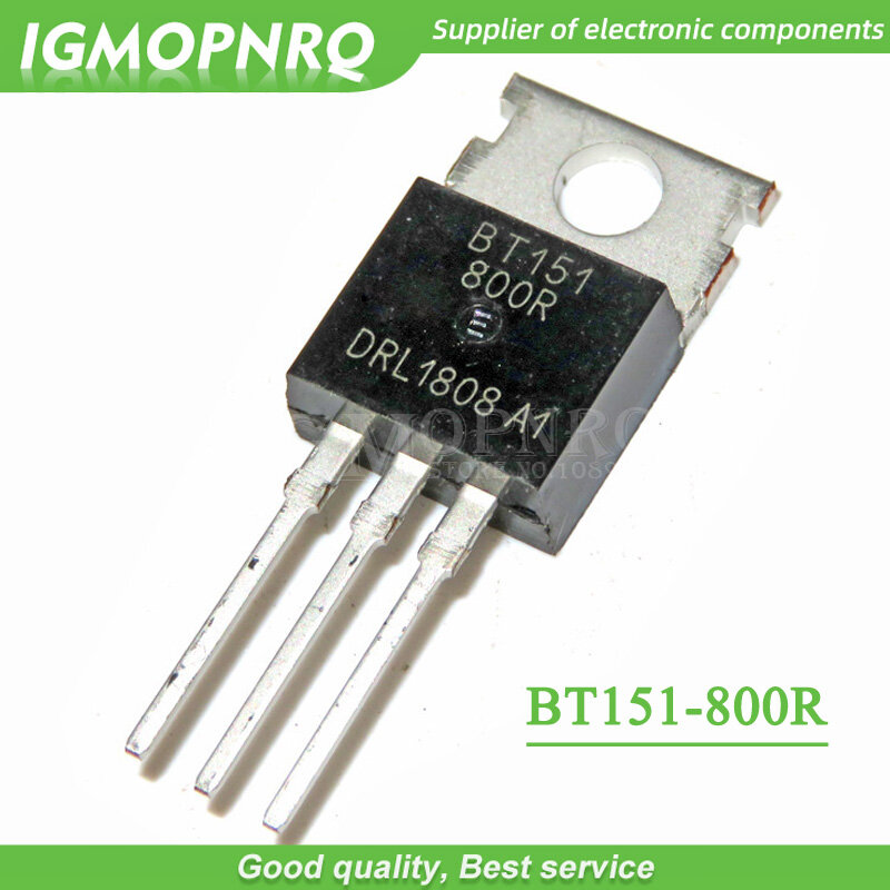 10pcs bt151-800r bt151-800 controlled rectifie bt151 7.5a/800v to-220 new original