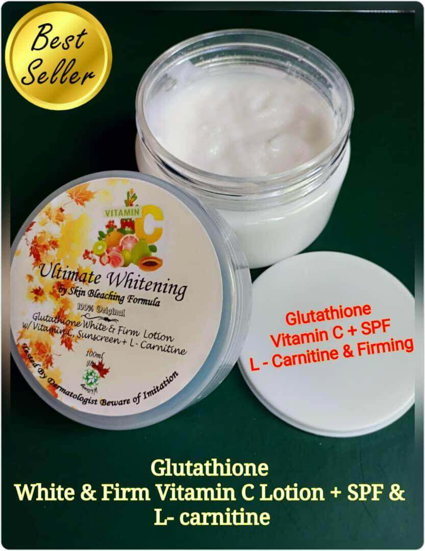 Ultimate Whitening Gluta WhiteFirm Lotion w/ SPF Vitamin C & L-Carnitine  100ml. | Lazada