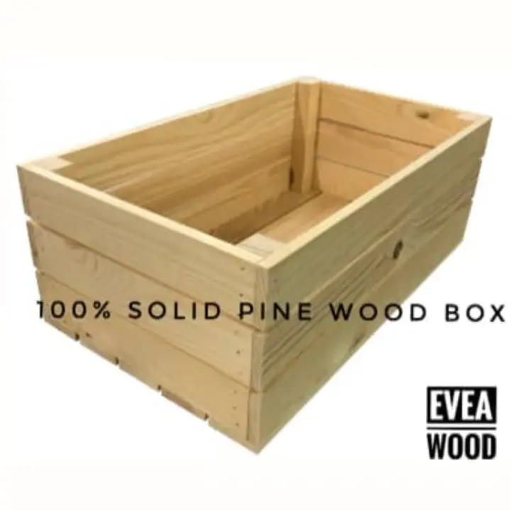 100 Kotak Kayu Pine Wood Box A Crates Wine 100 Kotak Kayu Pine Wood Box A