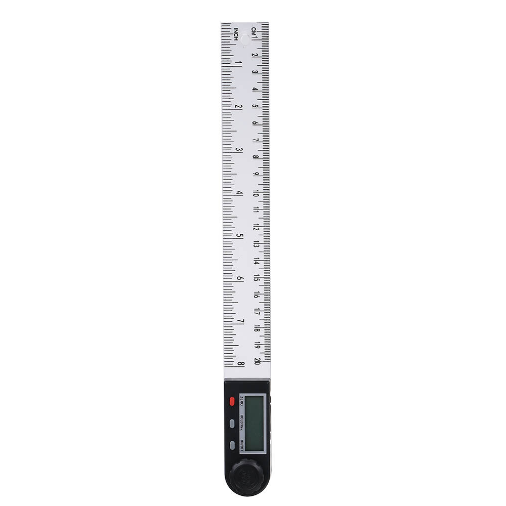 Thước Đo Góc Hiển Thị LCD Kỹ Thuật Số Đa Năng 0-200Mm Thước Đo Lực Kế Điện Tử 360 ° Dụng Cụ Đo Có Chức Năng Giữ Và Zeroing