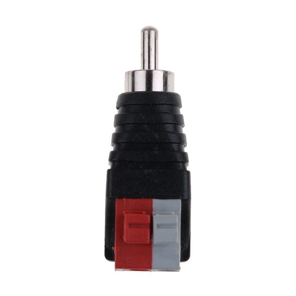【Akula Store】loa, Bộ Chuyển Đổi Đầu Nối Dây Cáp A/V Sang Âm Thanh RCA Đực Giắc Cắm Nhấn