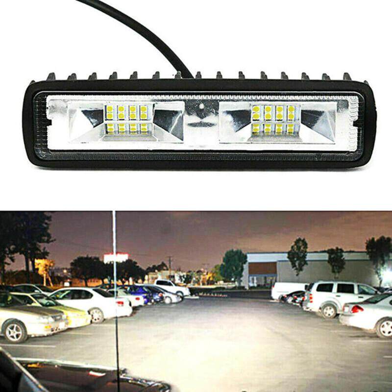 [Asla] 12-24V 48W แถบไฟLED ไฟตัดหมอด ไฟสปอร์ตไลท์LED สำหรับรถออฟโร้ด