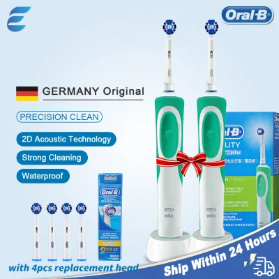 100% Original Oral B Electric Toothbrush D12 Ultrasonic Toothbrushes Berus Gigi Elektrik Sonic Electric Toothbrushes Deep Cleaning Reducing Plaque Tooth Health for Adult