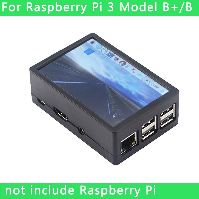[HOT 2023] 3.5 inch Raspberry Pi 3 Model B+ Touch Screen 480*320 LCD Display + Touch Pen + ABS Case for Raspberry Pi 4 Model B / 3B+ /3B