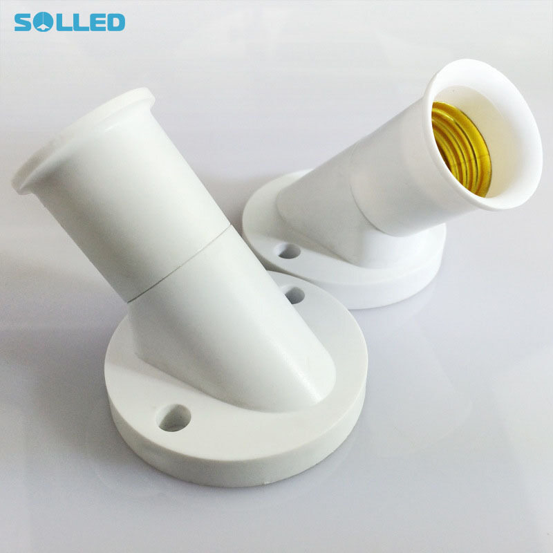SOLLED SOLLED Đui Đèn Vít Xiên E27 Đui Đèn Đui Đèn Đui Đèn Tường Đui Chuyển Đổi
