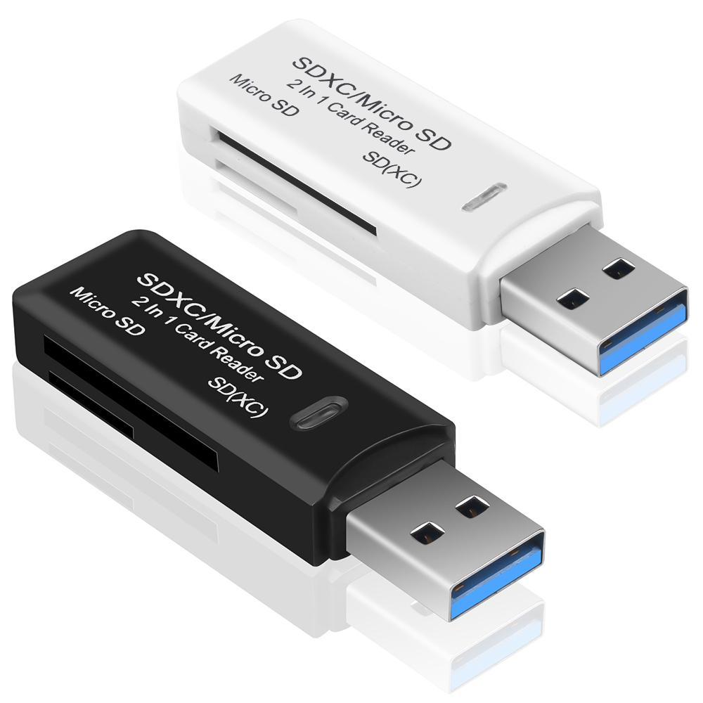 USB 3.0 Memory Card Reader SD Micro SD 2 in 1Mini Card Adapter For Laptop USB 3.0 Multi Smart SD Card Reader