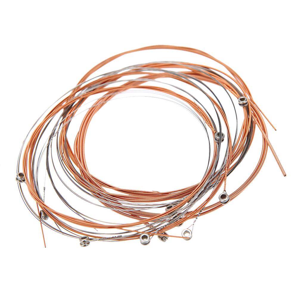 [ammoon]quà bí mật Alice 12PCS A2012 12-String Guitar String Stainless Steel Core Coated Copper Alloy Wound for Acoustic Folk Guitar