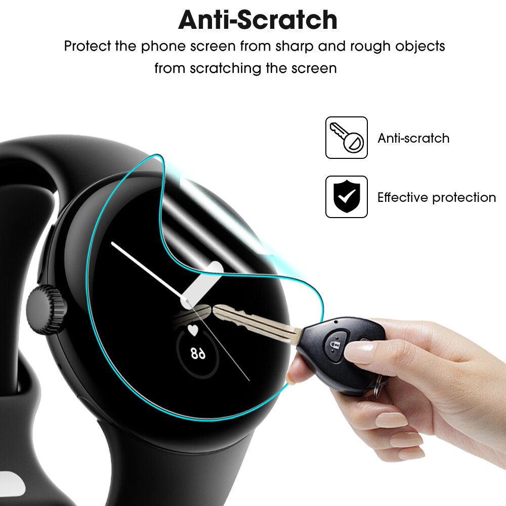 Hydrogel Protective FilmGoogle Pixel Watch2 Full Cover Screen Protector for Google Pixel Watch2 Not Glass Screen Protectors