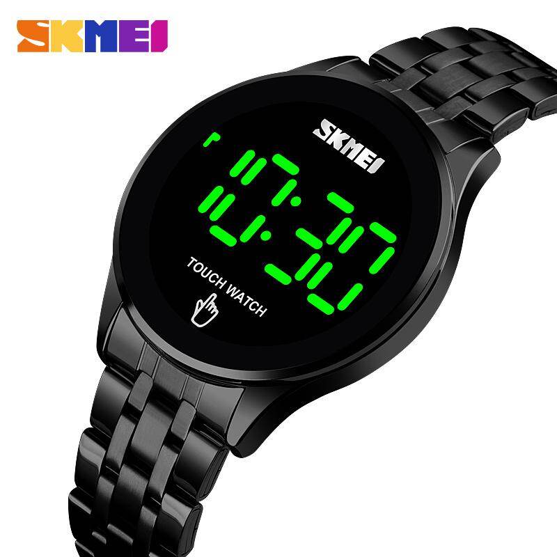 SKMEI Men Sport Digital Watch Fashion Touch Screen Stainless Steel Waterproof Casual Watch For Men Man 1579