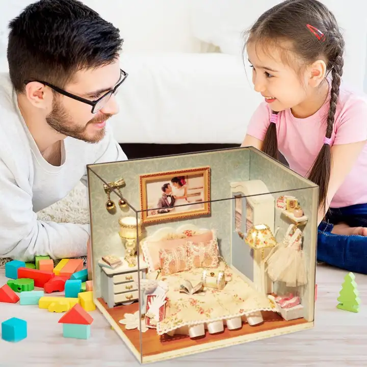 Baby Toys Domybestshop 3d Diy Doll House Wooden Baby Doll Houses
