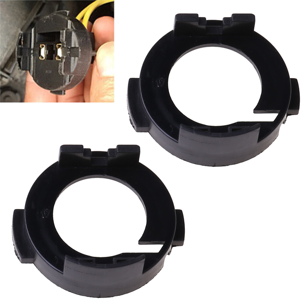 2x H7 LED Headlight Adapter Holder Retainer Socket LED Bulb Base For Kia Forte K