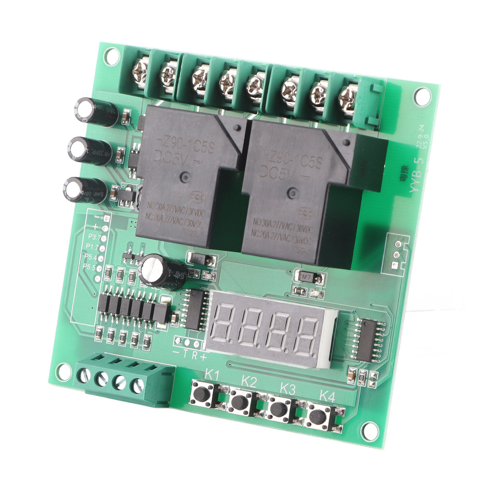 Motor Control Board YYB-5 12v 24v Motor Controller Drive Board Forward / Reverse Control Module for Solenoid Valve Pumps Motors Lights