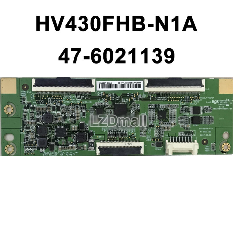1pc tcon board hv430fhb-n1a 47-6021139 tv t-con logic board hv430fhbn1a