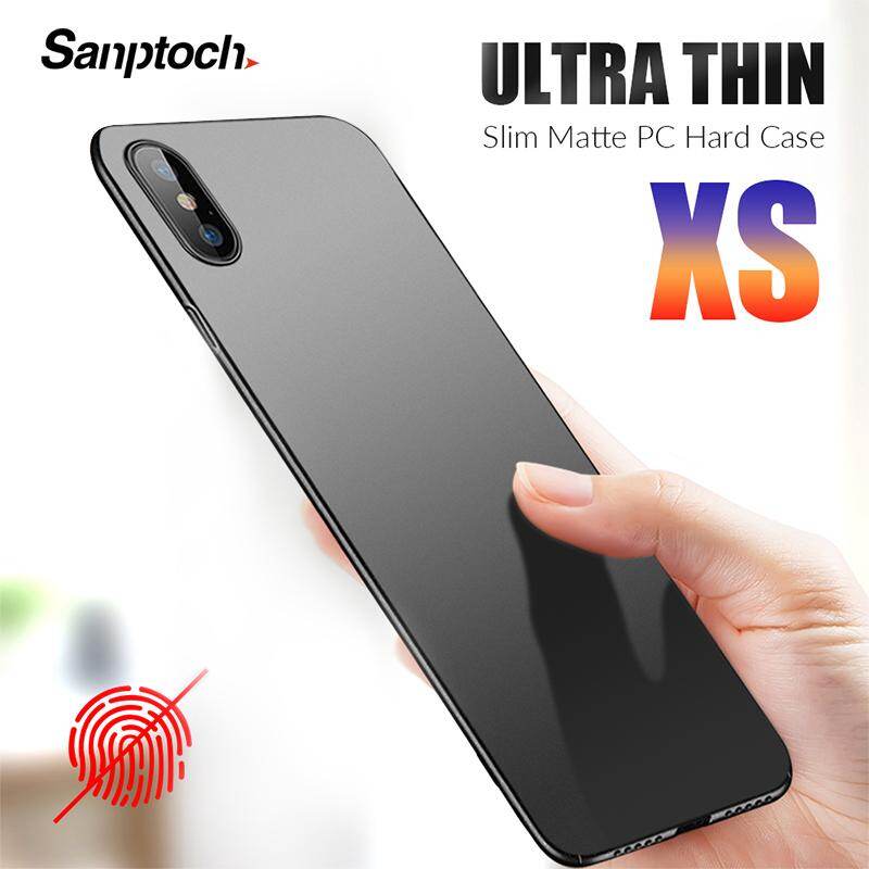Sanptoch Ultra Slim Scrub Hard Cases For iPhone X Xs Max XR Phone Case For iPhone 8 7 6 6s Plus back Cover PC Matte Protective Casing