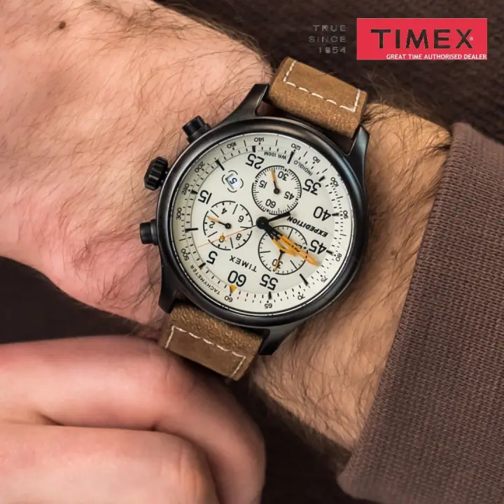 timex field chronograph