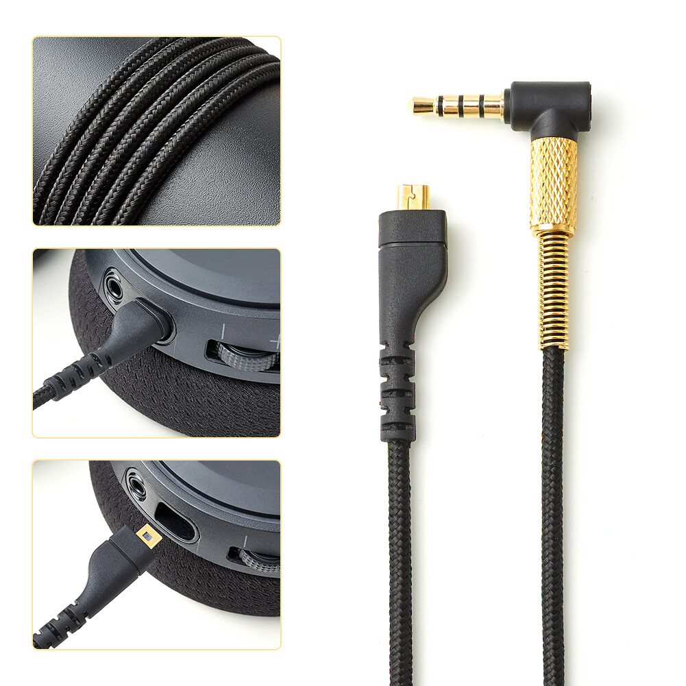 2m Game Headphone Audio Cable Replacement for SteelSeries Arctis 3 5 7 Pro