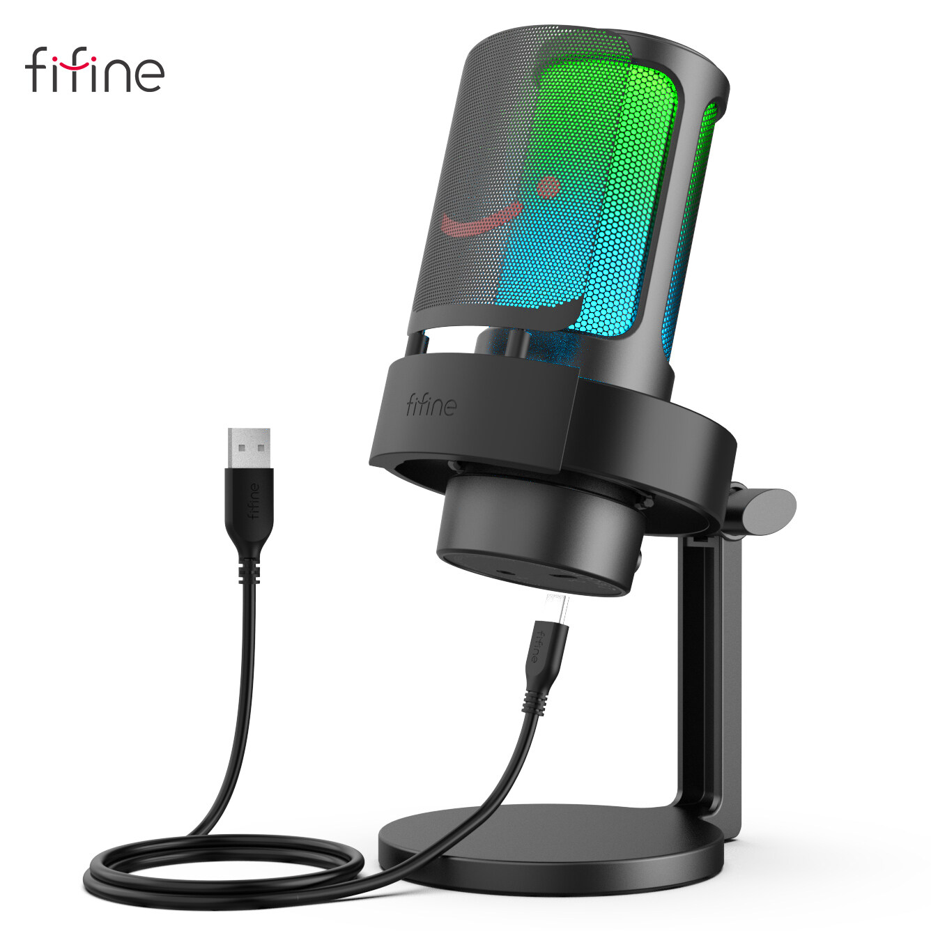 FIFINE USB Condenser Microphone A8 Ampligame Mic For Gaming,Podcast ...