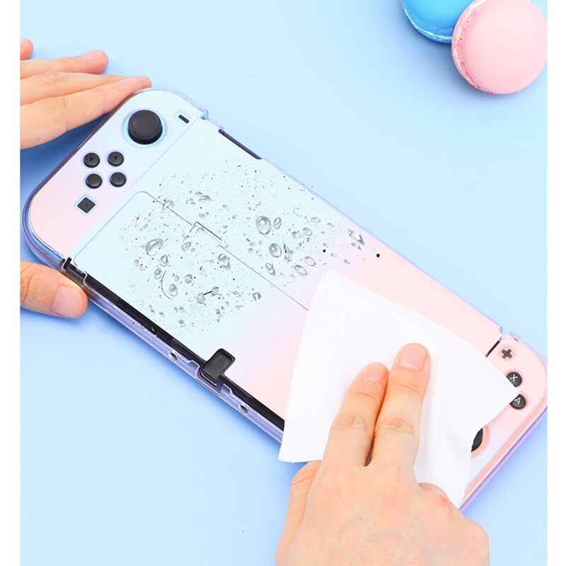 Ốp Bảo Vệ Cho Nintendo Switch OLED Ốp PC Vỏ Cứng Cho NS OLED Dock Màu Trắng