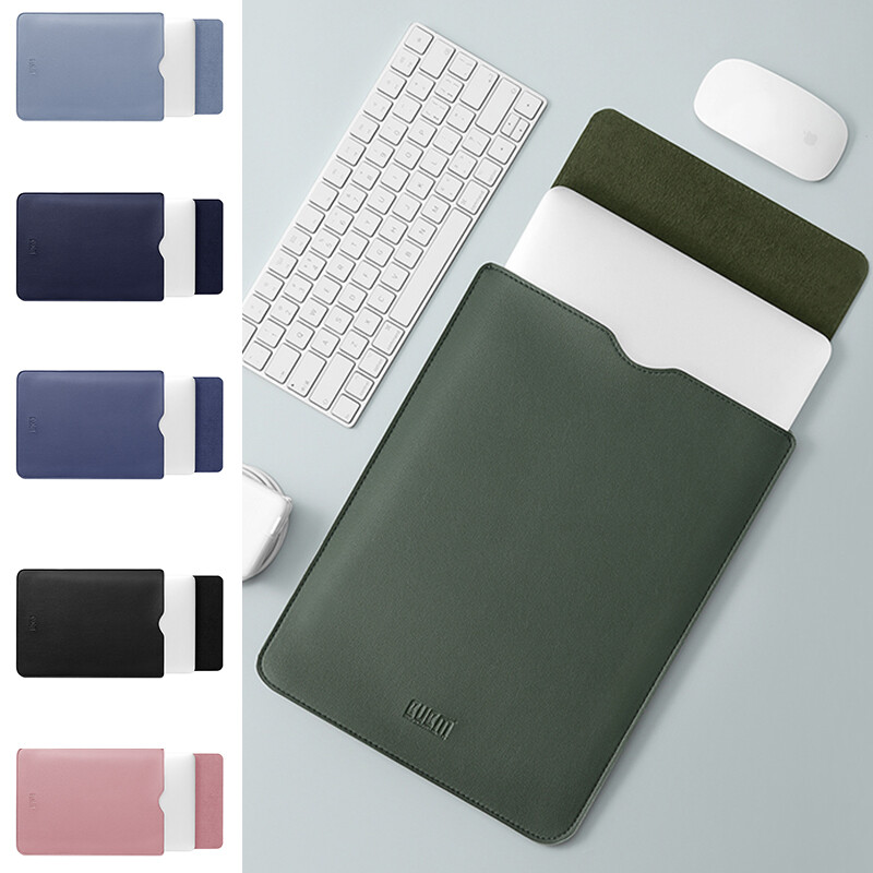 New Arrive Pu leather Laptop Sleeve Multi-color waterproof dustproof computer Bag for Macbook tablet 11 12 13 inch notebook cover