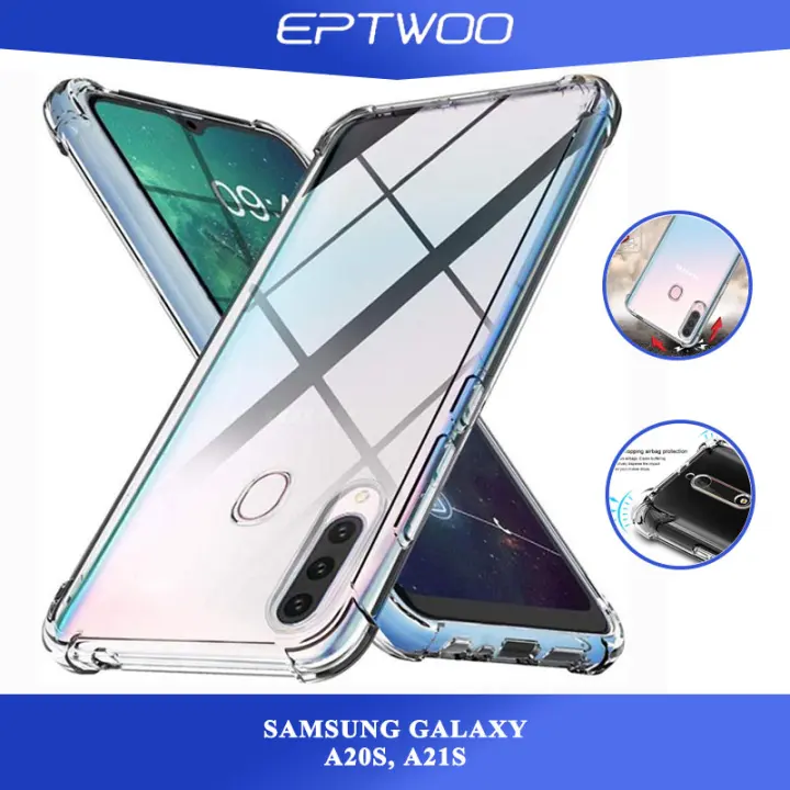 Eptwoo For Samsung Galaxy A20s A21s A50 A70s A50s A30s A10s A70 A21s A20s A10 A30 A20 Phone Case Thin Clear Flexible Silicone Transparent Four Corner Protective Casing Cover Fs 00 Lazada