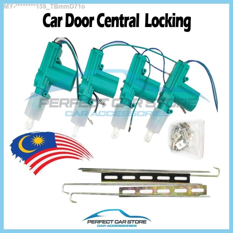 Car Central Locking System 2 5 Wire Automatic Power Door Lock Actuator Lock Alza Myvi Axia Wira Saga BLM FLX Proton Malaysia