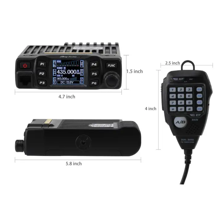 Car Radio At 778uv Dual Band Transceiver Mobile Radio Vhf Uhf Two Way Amateur Radio Lazada Ph