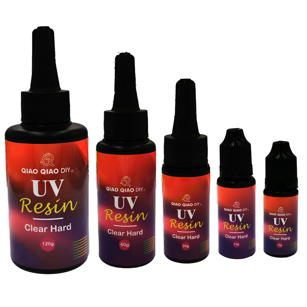 15/25/60/120g UV Resin UV Curing Epoxy Hard UV Glue UV Curing Sun