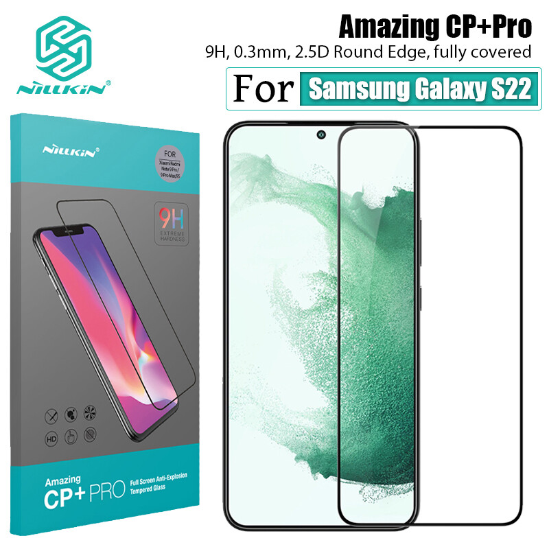 Nillkin 2.5D Full Cover Tempered glass for Samsung Galaxy S22 Screen Protectors CP + Pro Explosion-Proof Protective Tempered Glass Film