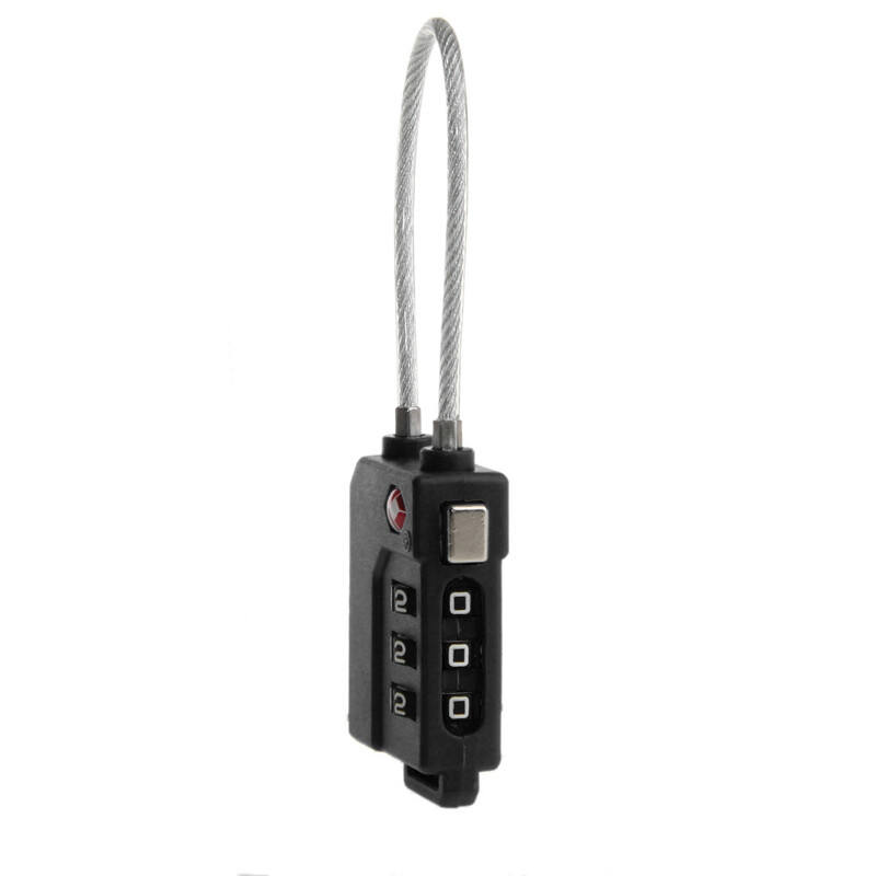 1Pc TSA Resettable 3 Digit Combination Travel Luggage Suit Code Lock Padlock