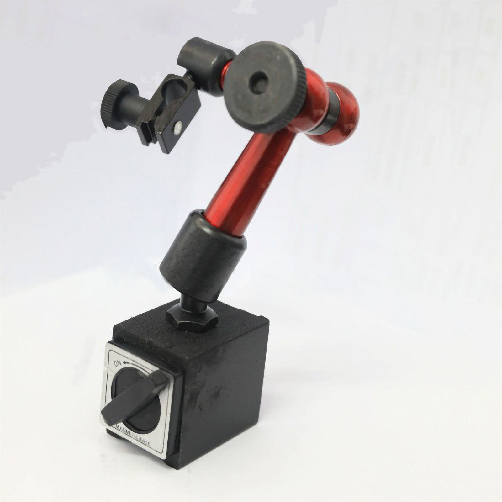 Dial Indicator Holder Magnetic Metal Base Stand Universal Flexible Adjustable Tool