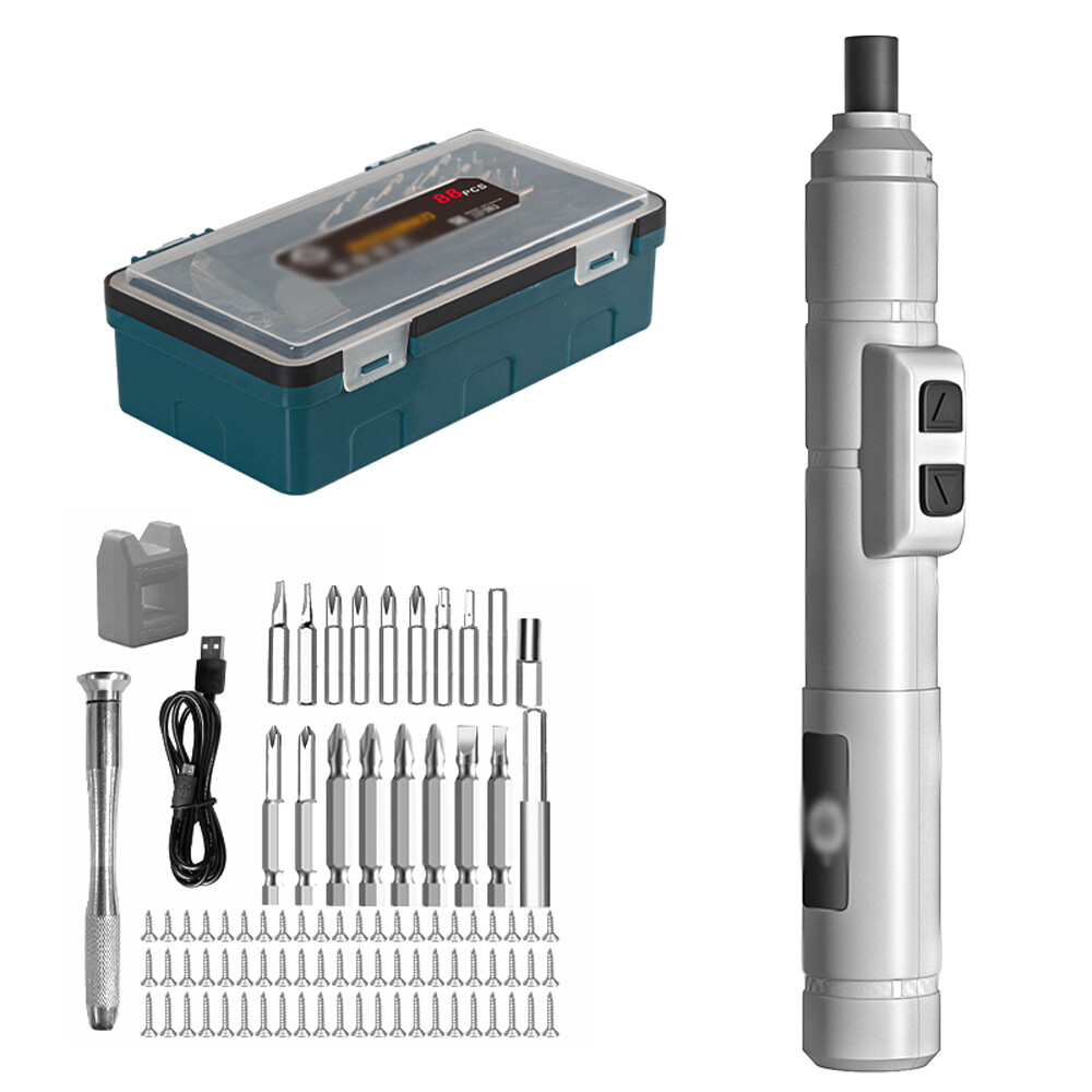 KKmoon 250r/min Screwdriver Metal Bits Set Multifunctional Screwdrivers Repairing Tool Kit Electric Screw Driver for Mobilephones Computers Home Appliances