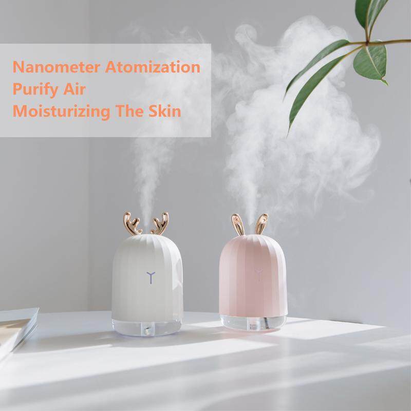 High Quality 220ML Ultrasonic Air Humidifier Aroma Essential Oil Diffuser for Home Car USB Fogger Mist Maker with LED Night Lamp Singapore