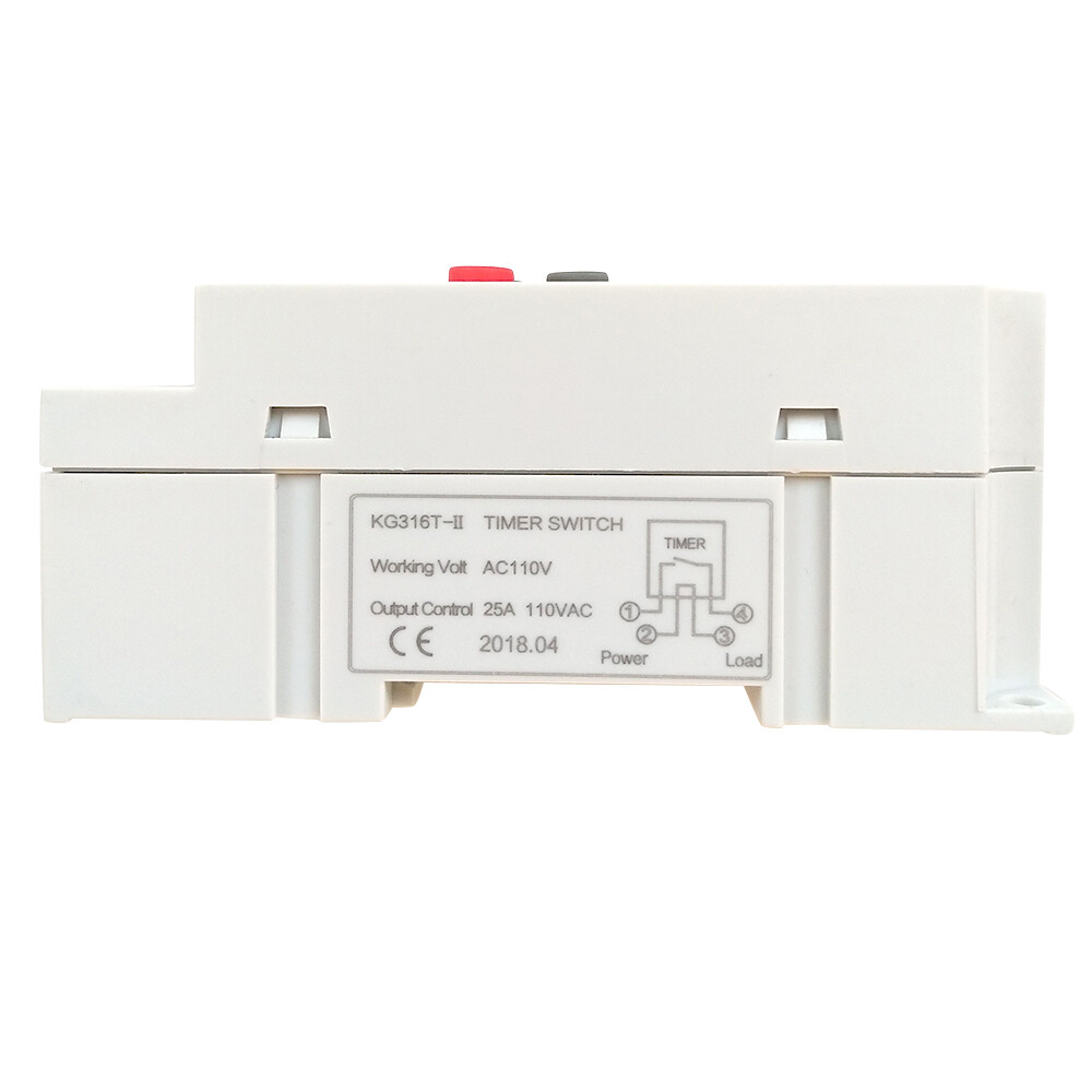 Bộ Hẹn Giờ Lập Trình Kỹ Thuật Số AC 220V 25A Cảm Biến Thông Minh, Din Đường Sắt Hẹn Giờ Điện Tử Thời Gian Chuyển Mạch Điều Khiển Với Đồng Hồ Hiển Thị LCD