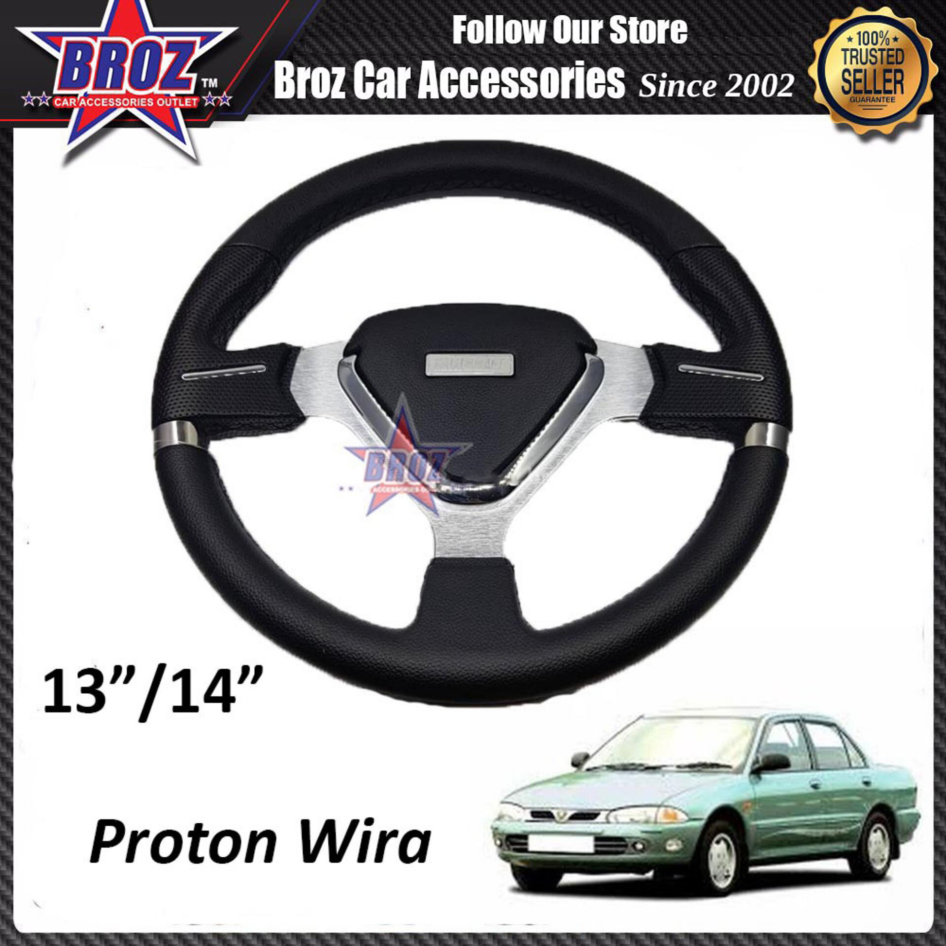 Proton wira deals steering wheel size